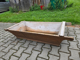 Staré dřevěné necky – selský styl, masiv - 3