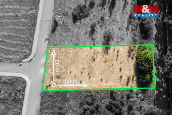 Prodej pozemku k bydlení, 1000 m², Kravsko - 3