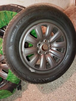 zimní kola 5x112 r16 s pneu 215/60/16 - 3