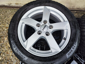 Alu sada =5x112 =RIAL= s pneu= 205/55 R16 - 3