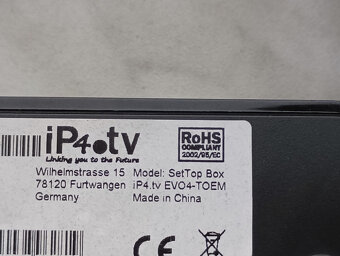 Set Top Box iP4.tv EVO4-TOEM, O2TV - 3