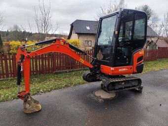 Minibagr Kubota KX016-4, rok 2017, 1800mth TOP - 3