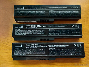 baterie 3817U pro notebooky Satellite C650,L750 (3hod) nové - 3