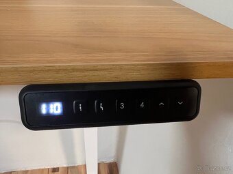 Výškově nastavitelný stůl 110cm NOVÝ dřevo - 3