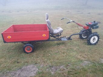 Prodám malotraktor Vari s vozíkem, málo používaný - 3
