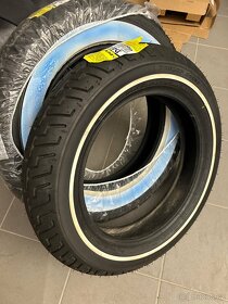 Dunlop-běloboké gumy na HD Softail-D402-Zadní ozubené kolo - 3
