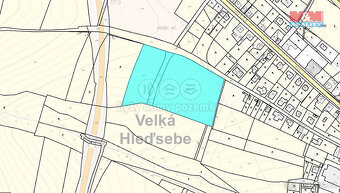 Prodej pozemku k bydlení, 19985 m², Velká Hleďsebe - 3