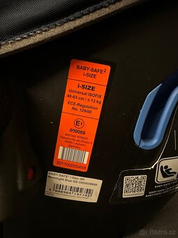 Prodám dětskou autosedačku Britax Romer baby Safe 2 i-size - 3