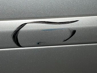 Levé zadní dveře stříbrná LY7W Audi A3 8P sportback 2006 - 3