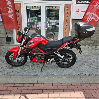 Benelli BN 251, nové pneu, kufr, boční nosiče, ČR - 3