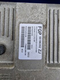 Řídící jednotka motoru Opel 1.3CDTi typ motoru Z13DT 51kW - 3