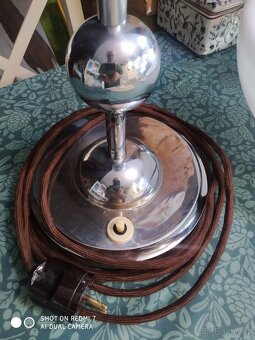 Starožitná větší stolní lampa r 1930 Funkcionalismus - 3