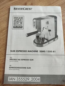 Pákový kávovar SilverCrest Lidl - 3