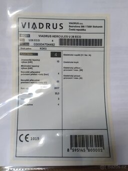 Viadrus U26 ECO 4 článek, komplet sada tvarovek - 3
