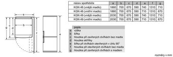 Bosch lednice s mrazákem - 3