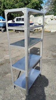 Nerezový montovaný regál 75x39x160 cm s 5x polici - 3