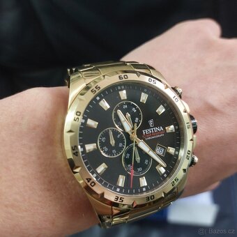 Pánské hodinky Festina, DOKLAD, ZÁRUKA, TOP STAV, krabička - 3