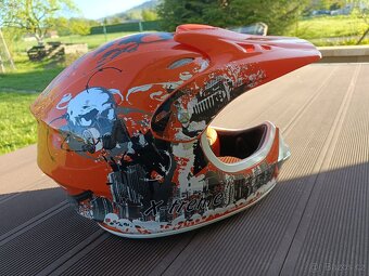 Moto helma Nitro Extreme Junior, vel. M - 3