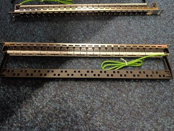 2x SOLARIX 19" Patch panel 24 port, modulární osazený, CAT6 - 3