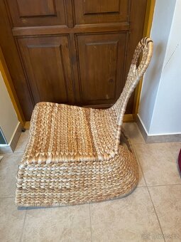 proutěné houpací křeslo - 3