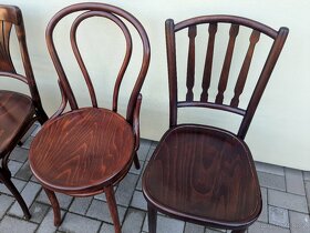 Ohýbané židle "thonetky" po renovaci - 3