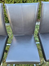 3+1 kožené židle - 3