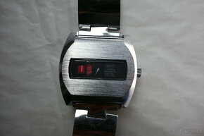 Staré. zajímavé mechanické Swiss hodinky Oberon digitál - 3