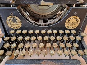 Starožitný psací stroj Mercedes - 3
