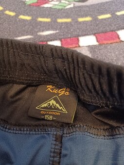 Softshell kalhoty kugo 158 černá kapsa - 3