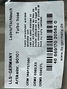 Hadice turba C8, P 807, Phedra, Ulysse 2.2 HDi/JTD - 3