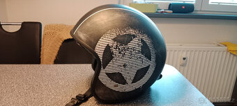 Moto prilba W-TEC ANGERIC GREY STAR L59-60 - 3