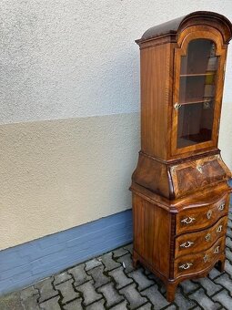 Barokní komoda s vitrínou - originál. - 3