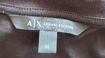 Bavlněné šaty Armani Exchange - černé,mini,oversize - 3