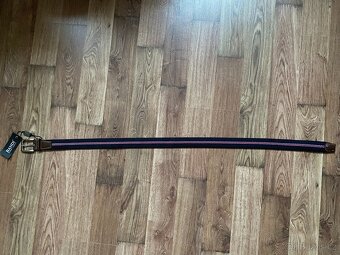 Nový pánský pružný opasek BANDI - modrý se světl. pruhy, S/M - 3