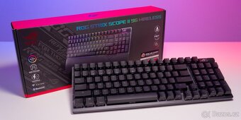 ASUS ROG STRIX SCOPE II 96 WIRELESS (ROG SNOW / PBT ) - US - 3