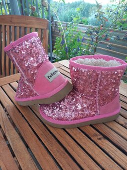 Dívčí botky s kožíškem podzim i zima vel.30 - 3