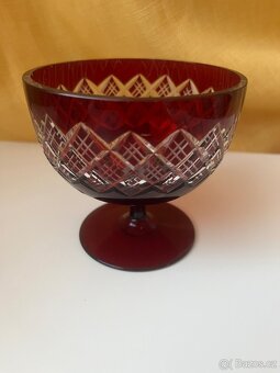 Červený pohár / miska / sklenice na šampaňské - 3