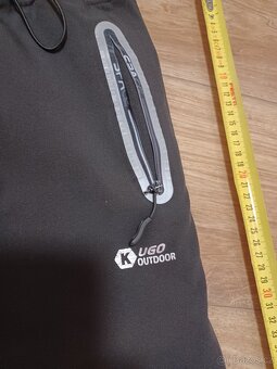 Zateplené kalhoty kugo 164 černé - 3