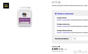 Penetrace Caparol OptiSilan TiefGrund 10l - 3