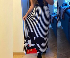 Pásikovaná sukňa maxi Mickey Mouse Disney - 3