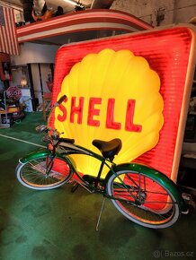 Nádherná americká světelná cedule Shell - 3