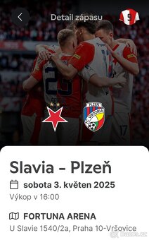 Slavia - Plzeň - 1x dětský + 1x dospělý - 3