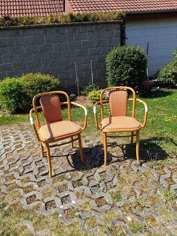 čtyři polstrované židle k jídelnímu stolu - 3