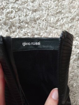 Nové kožené kotníkové boty Gino Rossi vel 39 - 3