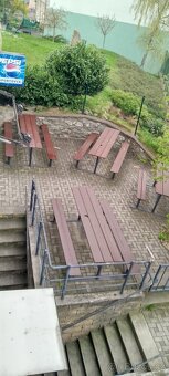 Set Dřevěné lavice a stoly - 3