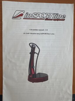 Vibrační stroj inSPORTline Lotos - 3