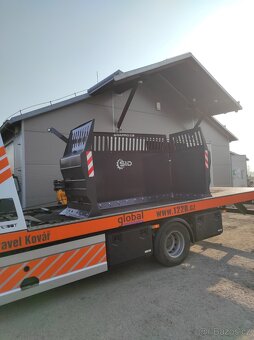 Radlice na siláž - rozhrnovač, 450cm, uchycení třetí bod - 3