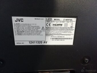 Prodám LED LCD JVC LT-40VF42L. - 3
