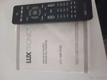 TV Luxtronic, úhlopříčka 48cm, výborný stav - 3