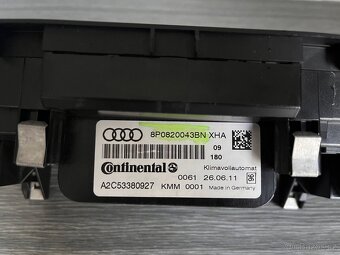 AUDI A3 ovládací panel klimatizace (climatronic) - 3